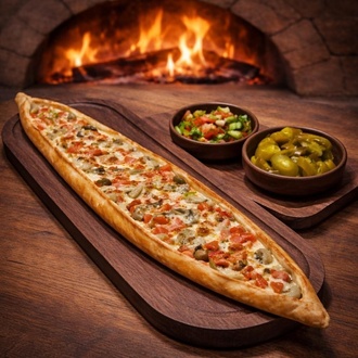 Mantarlı Pide görseli