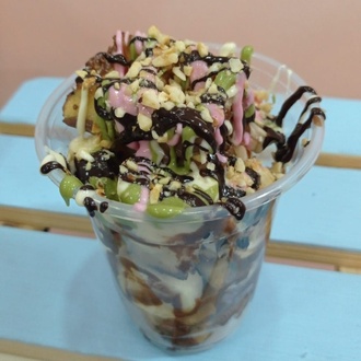 Bardak Waffle Muz görseli