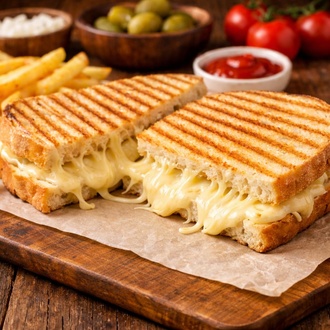 Kaşarlı Tost Ayvalık Ekmeğine görseli