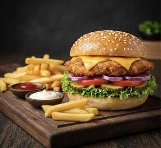 Schinitzel Burger görseli