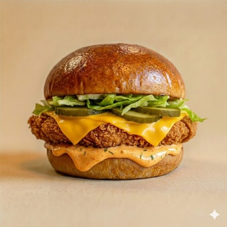 Klasik Çıtır Tavuk Burger görseli