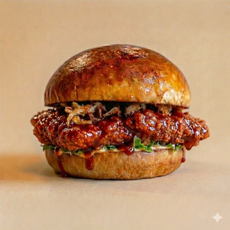 Korean Çıtır Tavuk Burger görseli