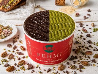 Çikolatalı & Antep Fıstıklı Atom Helva (200Cc) görseli