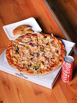 Tavuklu Pizza Menü (Büyük Boy) (34Cm) görseli