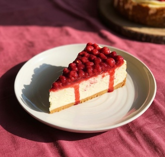 Frambuazlı Cheesecake (Dilim) görseli