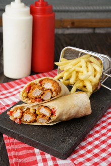 Çıtır Tavuklu Wrap görseli