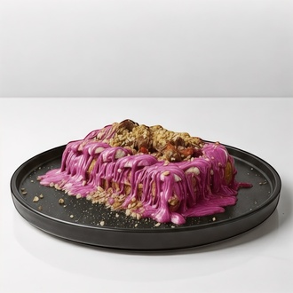 Frambuazlı Waffle (Küçük Boy) görseli