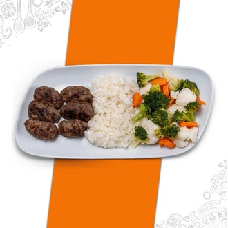 Pirinç Pilavı & Köfte Üçlüsü görseli
