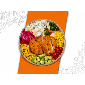 Klasik Schnitzel Bowl Kase görseli