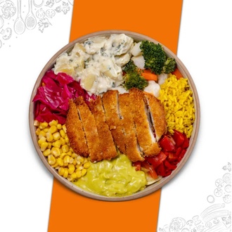 Klasik Schnitzel Bowl Kase görseli