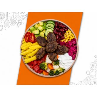 Köfteli Makarnalı Bowl Kase görseli