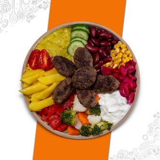 Köfteli Makarnalı Bowl Kase görseli