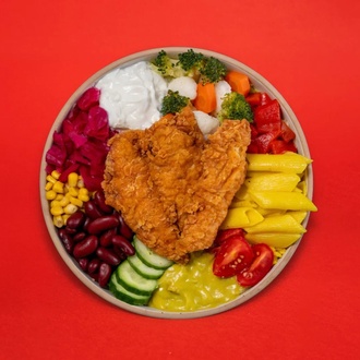 Çıtır Tavuklu Makarnalı Bowl görseli