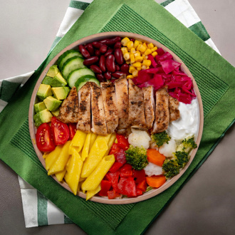 Pirzola Tavuklu Makarnalı Bowl Kase görseli