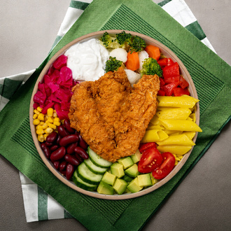 Çıtır Tavuklu Makarnalı Bowl görseli