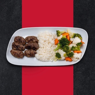 Pirinç Pilavı  &  Köfte Üçlüsü görseli