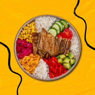 Tavuk Pirzola Pilav Bowl görseli