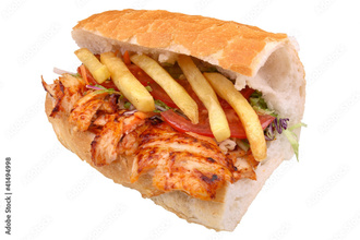Yarım Ekmek Tavuk Döner (80G) görseli