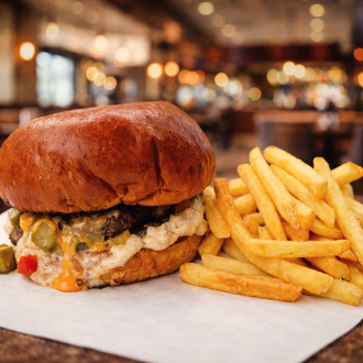 No:1 Basic Burger + Coca Cola (330 Ml) görseli