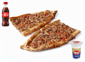 2 Adet Kuşbaşılı Pide + Promosyon İçecek görseli