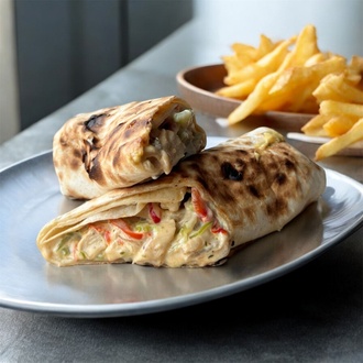 Kremalı Tavuk Wrap görseli