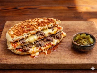Kavurmalı Bazlama Tost görseli