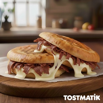 Pastırmalı Bazlama Tost görseli