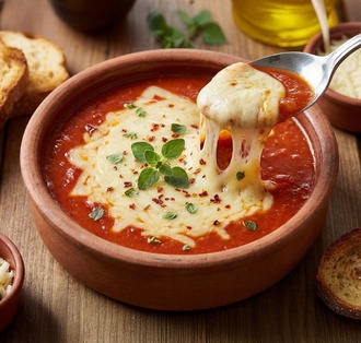 Kaşarlı Domates Çorbası görseli