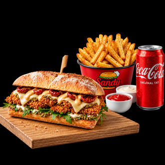 Çıtır Tavuk Special Ciabatta Sandviç Menü görseli