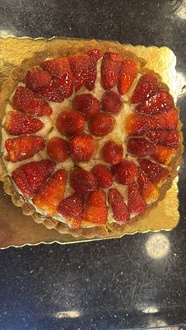 Çilekli Tart Büyük görseli