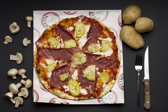 Bafetto Pizza + Patates Kızartması görseli