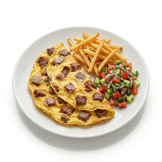 Kavurmalı Omlet görseli