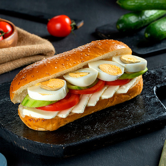 Yumurtalı Beyaz Peynirli Sandviç görseli