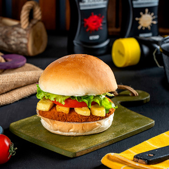 Vegan Şnitzel Burger (Veggy) görseli