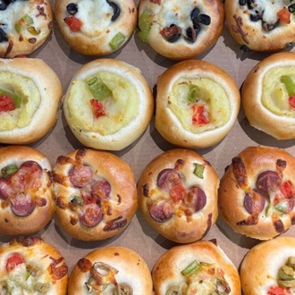 Mini Pizza Siyah Zeytinli 100 Gr görseli