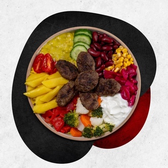 Köfteli Makarnalı Bowl Kase görseli
