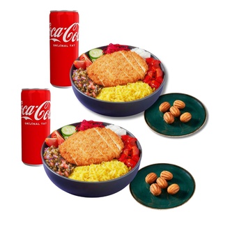 2 X Chicken Katsu Bowl - Tatlı & İçecekli Menü görseli