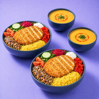 2 X Chicken Katsu Bowl - Çorbalı Menü görseli