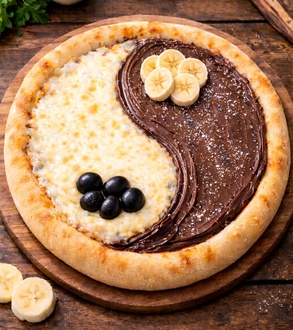 Ying-yang Pizza görseli