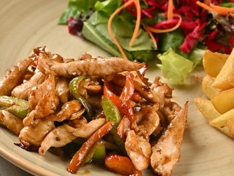 İstridye Soslu Tavuk görseli