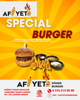 Special Burger görseli