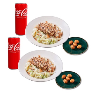 2 X Seçeceğin Salata & 10 Adet Churros & 2 Adet İçecek görseli