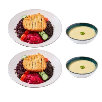 2 X Crispy Wien / Schnitzel Salata & 2 Adet Çorba görseli