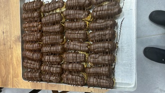 Klasik Çikolatalı Ekler (10 Adet) görseli