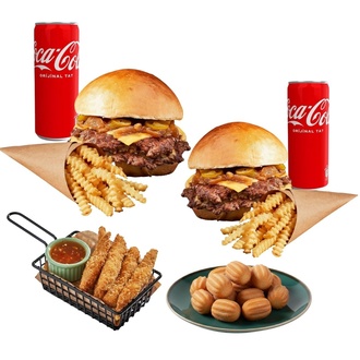 2 X Chipotle Smash Burger Set Menü görseli