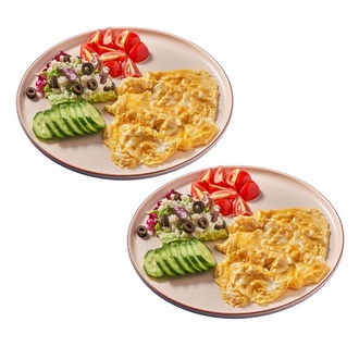 2 X Çırpılmış Yumurtalı Kahvaltı Tabağı Menü görseli