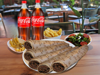 5'Li Et Döner Dürüm (80 Gr.) İçecekli Menü görseli