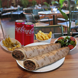 2'Li Et Döner Dürüm 100 Gr. İçecekli Menü görseli