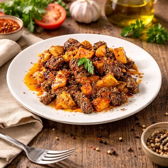 Patatesli Dana Arnavut Ciğeri görseli