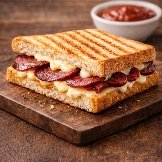 Pastırma Kaşarlı Tost görseli